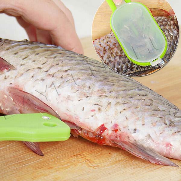 встроенным ножом можно потрошить рыбу
