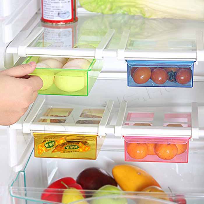 Большее количество продуктов размещается в холодильнике