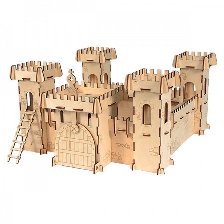 Деревянный конструктор Замок 3D (Крепость)
